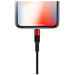 Кабель lightning Borofone BX21 Outstanding, Black Red, изображение 3