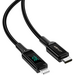 Кабель ACEFAST C6-01 USB-C to Lightning Black, Цвет: Black / Черный, изображение 3