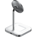 Беспроводное зарядное устройство Satechi Magnetic 2-in-1 ST-WMCS2M Grey, изображение 2