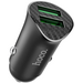 Автомобильное зарядное устройство HOCO Z39 2*USB/ 5V-9V-12V/ 1.5A-3A/ QC3.0/ 18W (черный)