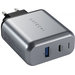 Сетевое зарядное устройство, Satechi, 30W Dual-Port Travel Charger, Grey, изображение 3