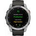 Garmin Epix Gen 2 Standard Edition Slate Steel with Graphite Band, Экран: 47, Цвет: Graphite / Графитовый, изображение 8