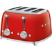 Тостер SMEG TSF03RDEU  на 4 ломтика красный, Цвет: Red / Красный