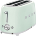 Тостер SMEG TSF02PGEU на 4 ломтика пастельный зеленый, Цвет: Pastel green / Пастельный зеленый