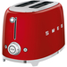 Тостер SMEG TSF01RDEU на 2 ломтика красный, Цвет: Red / Красный