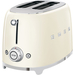 Тостер SMEG TSF01CREU на 2 ломтика кремовый, Цвет: Cream / Кремовый