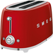 Тостер SMEG TSF02RDEU  на 4 ломтика красный, Цвет: Red / Красный