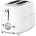 Тостер SMEG TSF01WHEU  на 2 ломтика белый, Цвет: White / Белый