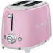 Тостер SMEG TSF01PKEU  на 2 ломтика розовый, Цвет: Pink / Розовый