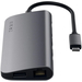 USB-хаб Satechi Aluminum Multimedia Adapter Type-C Space Gray, Цвет: Space Gray / Серый космос, изображение 4