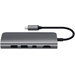 USB-хаб Satechi Aluminum Multimedia Adapter Type-C Space Gray, Цвет: Space Gray / Серый космос, изображение 5