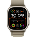 Apple Watch Ultra 2 GPS + Cellular, 49 мм, корпус из титана, ремешок Alpine оливкового цвета, Экран: 49, Цвет: Olive / Оливковый, изображение 2