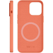 Чехол для iPhone 13 Pro VLP Silicone case with MagSafe Coral, Цвет: Coral / Коралл, изображение 3