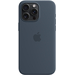 Чехол для iPhone 15 Pro Max Silicone Case Storm Blue, Цвет: Blue / Синий, изображение 4