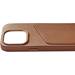 Чехол для iPhone 15 Pro Mujjo Full Leather Wallet Case Tan, Цвет: Brown / Коричневый, изображение 6