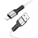 Кабель Lightning Borofone BX64 Silicone White, изображение 2