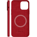 Чехол для iPhone 13 Pro Max VLP Silicone case with MagSafe Red, изображение 2