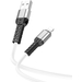 Кабель Lightning Borofone BX64 Silicone White, изображение 3