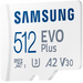 Карта памяти Samsung EVO Plus 512Gb microSDXC, изображение 2
