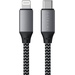 Кабель Satechi USB-C to Lightning MFI Cable 25см. Серый космос