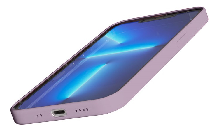 Чехол VLP Silicone case для iPhone 13 mini фиолетовый, изображение 4