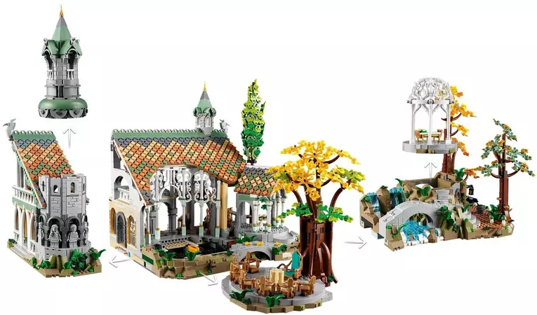 Конструктор Lego Lord of the Rings Властелин колец: Ривенделл (10316), изображение 9