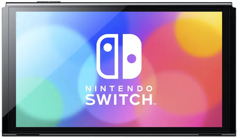 Nintendo Switch Oled Neon, Цвет: Blue / Голубой, изображение 2
