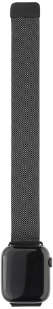 Ремешок InterStep Mesh для Apple Watch 42mm/44mm сталь черный (HWE-AWB44MES-NP0001O-K100), изображение 6