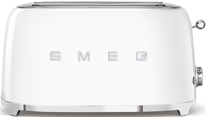 Тостер SMEG TSF02WHEU на 4 ломтика белый, Цвет: White / Белый, изображение 2