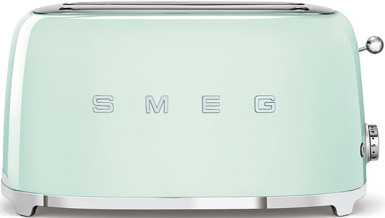 Тостер SMEG TSF02PGEU на 4 ломтика пастельный зеленый, Цвет: Pastel green / Пастельный зеленый, изображение 2