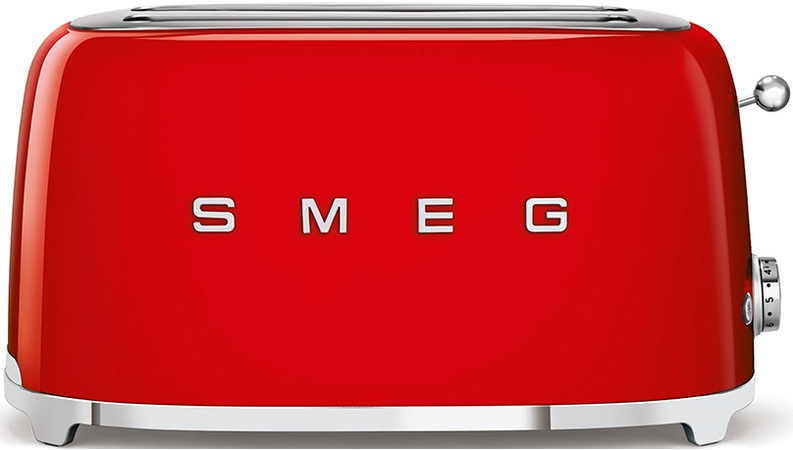 Тостер SMEG TSF02RDEU  на 4 ломтика красный, Цвет: Red / Красный, изображение 2