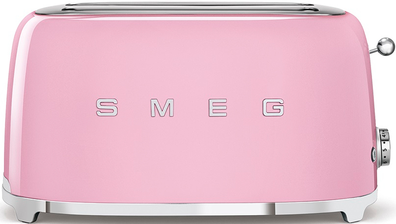 Тостер SMEG TSF02PKEU на 4 ломтика розовый, Цвет: Pink / Розовый, изображение 2