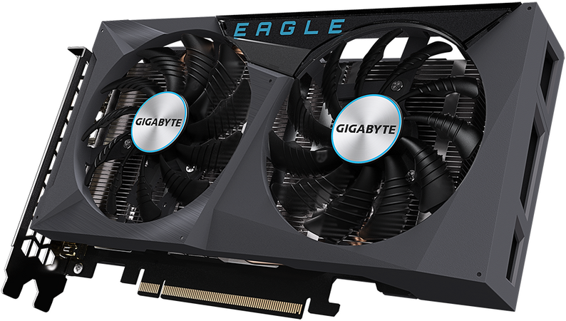 Видеокарта GIGABYTE GeForce RTX 3050 EAGLE OC (GV-N3050EAGLE OC-8GD), изображение 3