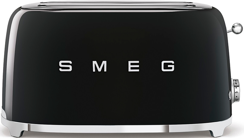 Тостер SMEG TSF02BLEU  на 4 ломтика черный, Цвет: Black / Черный, изображение 2