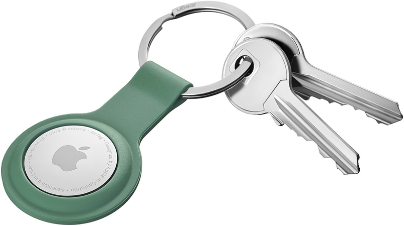 Чехол uBear Touch Ring Case для Apple AirTag с кольцом зелёный, Цвет: Green / Зеленый, изображение 4