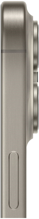 Apple iPhone 15 Pro 128 Гб Natural Titanium (натуральный титан), Объем встроенной памяти: 128 Гб, Цвет: Natural Titanium, изображение 3
