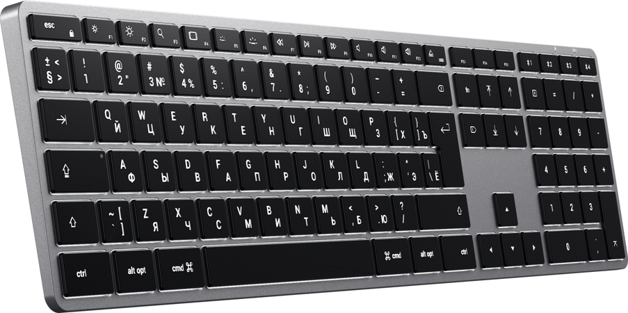 Клавиатура Satechi Slim X3 Space Gray, изображение 3