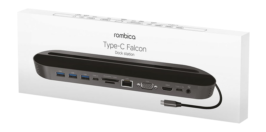 USB-хаб Rombica Falcon TC-00257 черный, изображение 5