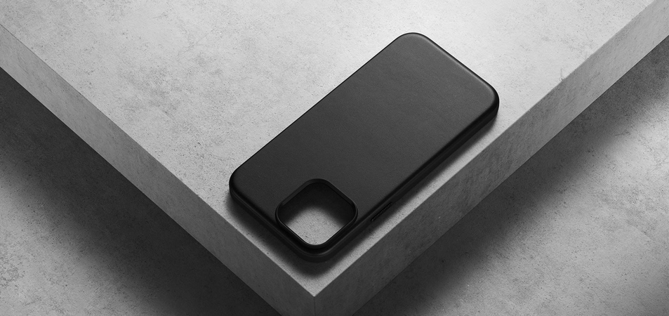 Чехол для iPhone 13 Pro Max Leather No Logo Black, изображение 4